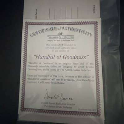Ashton Drake - Handful of Goodness Baby Doll - Heavenly Handfuls Collection - Thumbnail 4