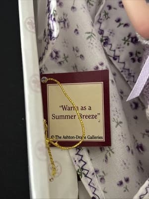 Ashton Drake Warm As A Summer Breeze Doll Miniature Newborn 2008 5” NEW NIB - Thumbnail 2
