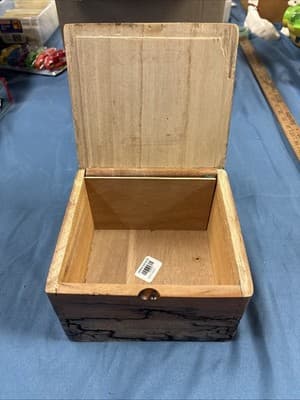 High Voltage Wood Art, Electrocuted Burned collectible, trinket box - Thumbnail 7