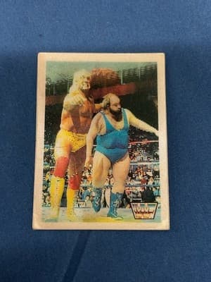 1990 Titan Sports WWF Hulk Hogan Miniature Hologram Card - Thumbnail 2