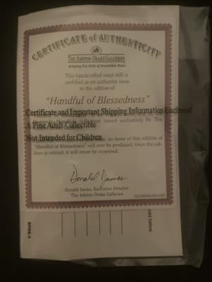 Ashton Drake Galleries Handful of Blessedness Doll Heavenly Handfuls Collection - Thumbnail 4