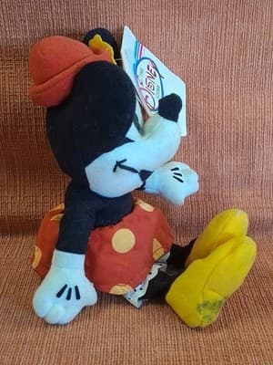 Vintage Disney "1930s Minnie" Minnie Mouse NWT 8" Stuffed Plush - Thumbnail 4