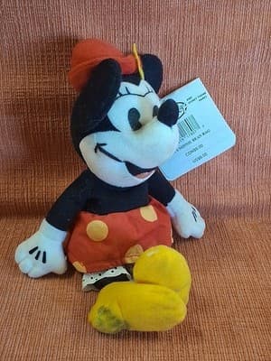 Vintage Disney "1930s Minnie" Minnie Mouse NWT 8" Stuffed Plush - Thumbnail 8