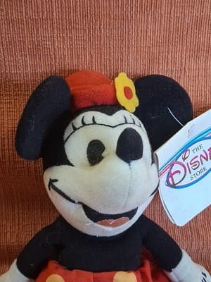Vintage Disney "1930s Minnie" Minnie Mouse NWT 8" Stuffed Plush - Thumbnail 2