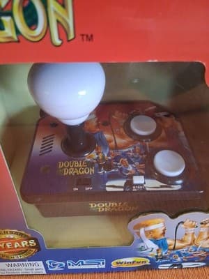 Double Dragon TV Plug & Play Arcade Joystick MSI 30 Years Anniversary New In Box - Thumbnail 2