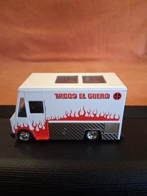 Deadpool Taco Truck - White - Diecast Metal - 1:32 Scale - Thumbnail 5