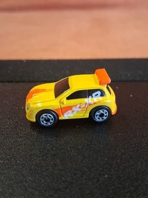Hasbro Micro Machine HMM Yellow/Orange Rx-XR Racer Car-vintage - Thumbnail 3