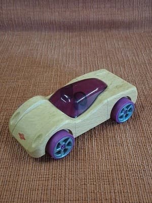 Automoblox Minis SC1 Chaos Real Wood Cars - STEM Toy - Thumbnail 5