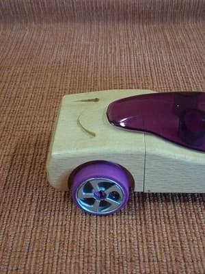 Automoblox Minis SC1 Chaos Real Wood Cars - STEM Toy - Thumbnail 3