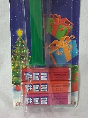 Christmas Crystal Bear Pez Dispenser * New On Original Card - Thumbnail 2