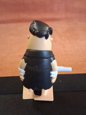 Vintage 1997 Hanna-Barbera Wind-Up Tuxedo Fred Flintstone Burger King Toy - Thumbnail 3