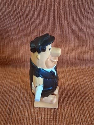 Vintage 1997 Hanna-Barbera Wind-Up Tuxedo Fred Flintstone Burger King Toy - Thumbnail 2