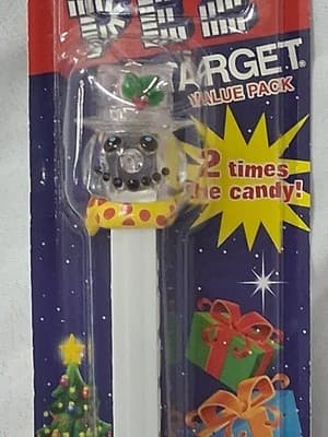 PEZ Crystal SNOWMAN Target 2008 Value Pack 2x Candy Christmas Holiday 🎄 - Thumbnail 2