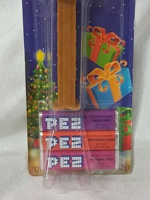 Reindeer 2009 Crystal Chritmas Pez Dispenser Holiday NEW Sealed - Thumbnail 2