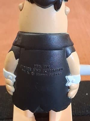 Vintage 1997 Hanna-Barbera Wind-Up Tuxedo Fred Flintstone Burger King Toy - Thumbnail 4