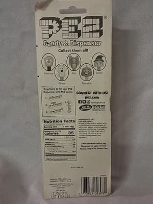 Halloween Ghost PEZ Candy Dispenser With Refills Seasonal Candy Flavor Brand New - Thumbnail 3