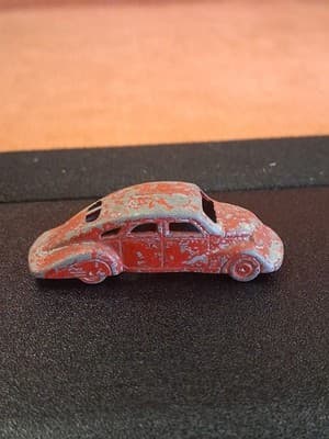 Vintage Cracker Jack Gumball Metal Red Prize Toy Tootsie toy Airflow Coupe (F3) - Thumbnail 4