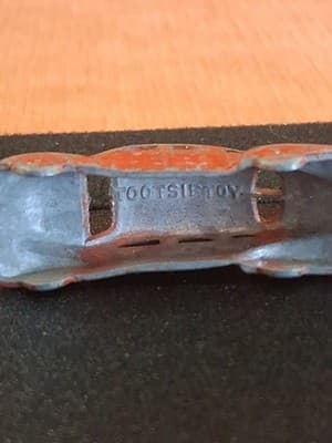 Vintage Cracker Jack Gumball Metal Red Prize Toy Tootsie toy Airflow Coupe (F3) - Thumbnail 6