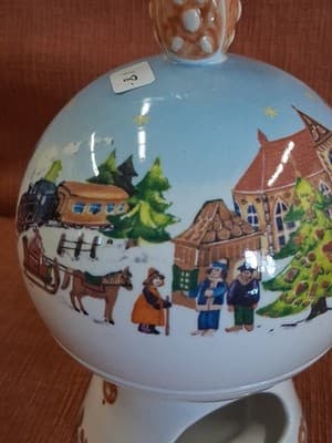 Villeroy & Boch German Apple Warmer Apfelbrater 2003 Christmas MISSING INSERT - Thumbnail 5