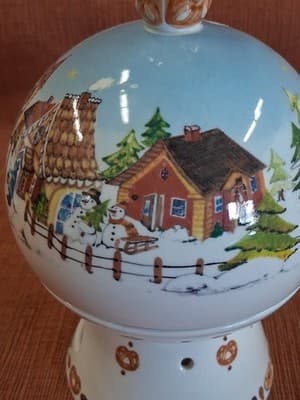 Villeroy & Boch German Apple Warmer Apfelbrater 2003 Christmas MISSING INSERT - Thumbnail 9
