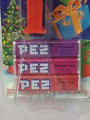 Santa PEZ dispenser with glasses and Candy Sealed Old Stock 🎅 - Thumbnail 2