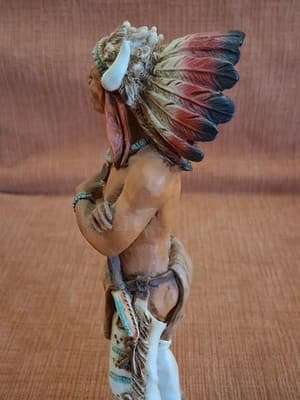 Vintage Castagna Broken Arrow Indian Warrior 1993 - Thumbnail 4