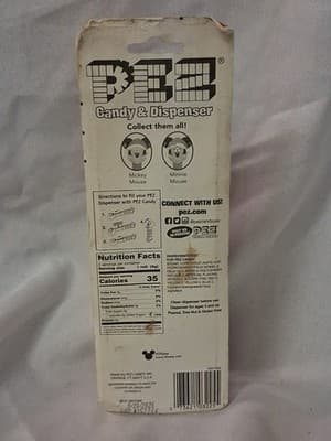 New PEZ Christmas Mickey Mouse with Hat Dispenser with Candy - Thumbnail 3