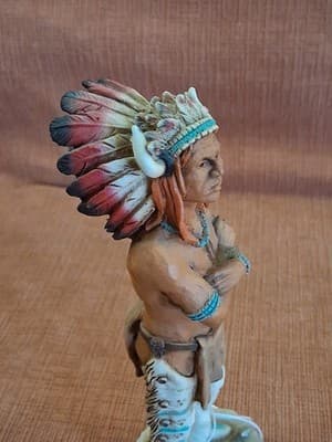 Vintage Castagna Broken Arrow Indian Warrior 1993 - Thumbnail 10