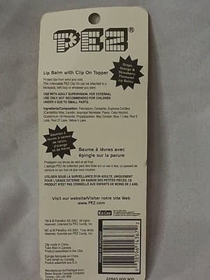 PEZ Lip Balm WHISTLE Keychain Bag Clip - Thumbnail 3