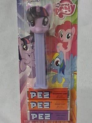 New PEZ DISPENSER My Little Pony TWILIGHT SPARKLE Candy Cherry Lemon Orange - Thumbnail 2