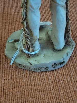 Vintage Castagna Broken Arrow Indian Warrior 1993 - Thumbnail 8