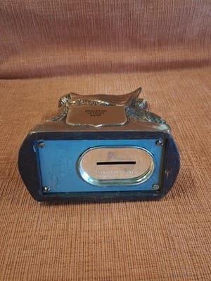 VTG The Spirit of '76 1776 Metal Coin Bank Northfield Savings VT Vermont - Thumbnail 9