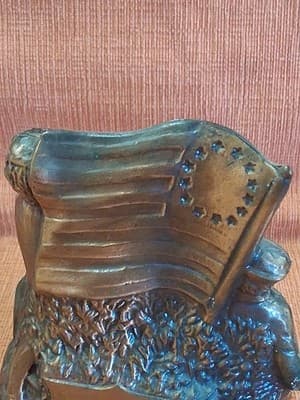 VTG The Spirit of '76 1776 Metal Coin Bank Northfield Savings VT Vermont - Thumbnail 7