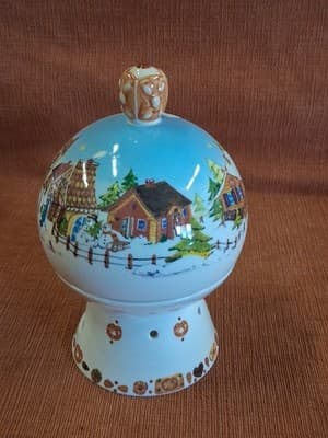Villeroy & Boch German Apple Warmer Apfelbrater 2003 Christmas MISSING INSERT - Thumbnail 8