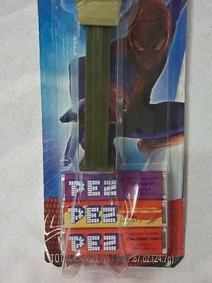 2012 Spiderman Lizard Pez Dispenser on Card - Thumbnail 2