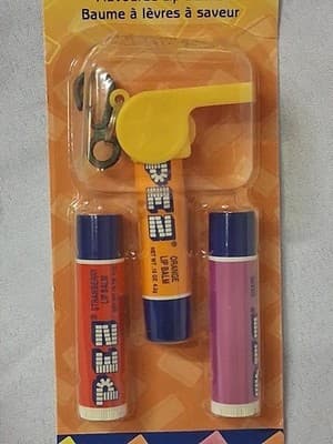 PEZ Lip Balm WHISTLE Keychain Bag Clip - Thumbnail 2