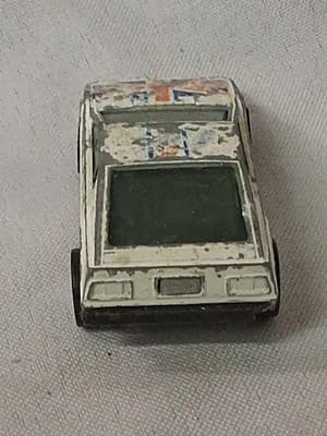 Vintage 1978 Hot Wheels Diecast 1/64 White Royal Flash Lotus Union Jack Car - Thumbnail 4