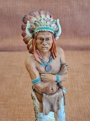 Vintage Castagna Broken Arrow Indian Warrior 1993 - Thumbnail 12