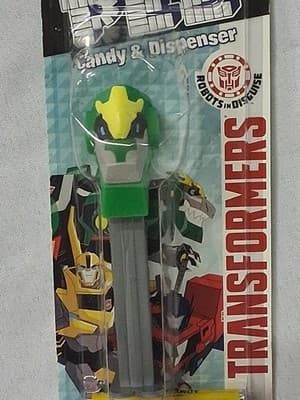 PEZ Dispenser Transformers Grimlock Dinobots Dinosaur Dragon Leader Gray Green - Thumbnail 2