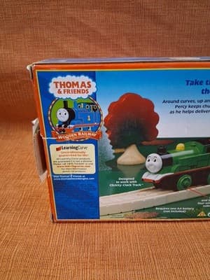 Thomas and Friends Wooden Railway Battery Powered Percy Express Pack IN Orig BOX - Thumbnail 7