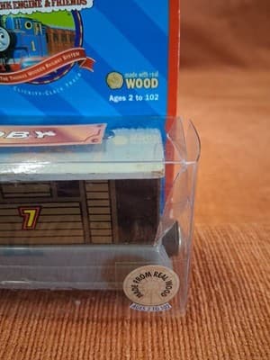 TOBY (1999) ORIGINAL BOX Thomas Wooden BROWN LABEL RELEASE - Thumbnail 4