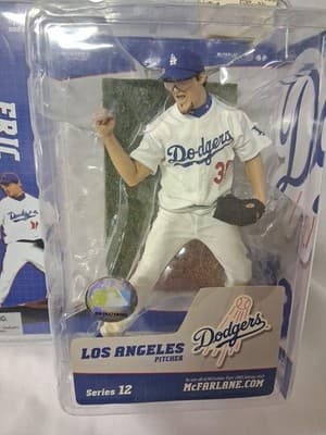 Eric Gagne Los Angeles Dodgers McFarlane MLB Series 12 White Jersey *New/Sealed* - Thumbnail 2
