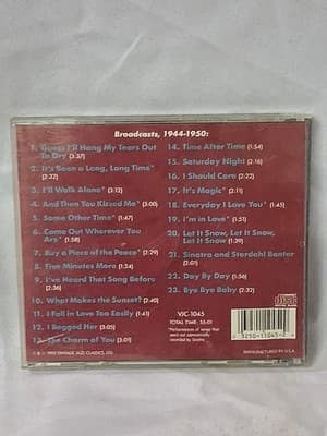 FRANK SINATRA - Sings The Songs Of Sammy Cahn And Jule Styne - CD - Excellent - Thumbnail 2