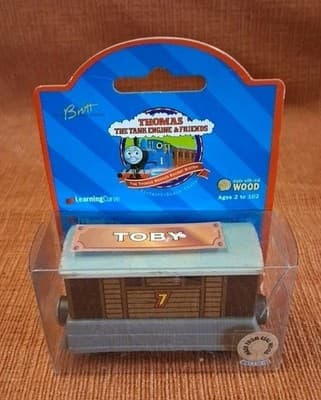 TOBY (1999) ORIGINAL BOX Thomas Wooden BROWN LABEL RELEASE