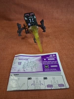 Transformers Energon Terrorcon Insecticon 2004 Missing Energon Chip - Thumbnail 6