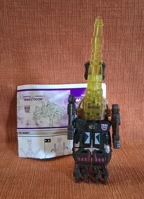 Transformers Energon Terrorcon Insecticon 2004 Missing Energon Chip