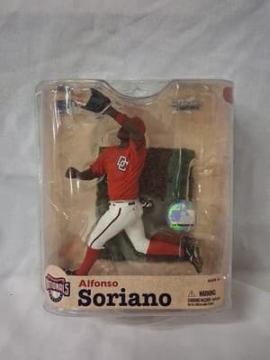 Alfonso Soriano Action Figure MLB McFarlane Series 21 Red Uniform VARIANT