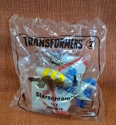 STARSCREAM figure toy #2 BUMBLEBEE Movie TRANSFORMERS McDonald's McD 2018 *NIOP