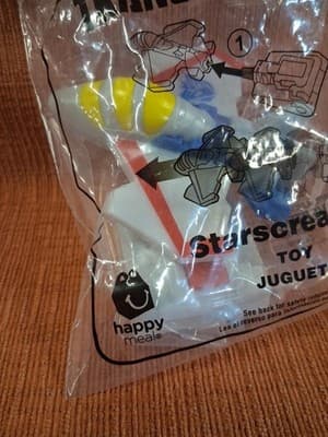 STARSCREAM figure toy #2 BUMBLEBEE Movie TRANSFORMERS McDonald's McD 2018 *NIOP - Thumbnail 3