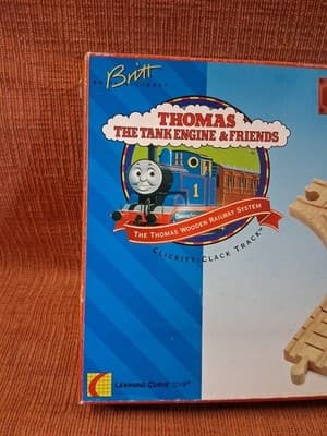 Thomas The Tank Engine & Friends Wooden Railway Switch T-Track in box 1996 - Thumbnail 2